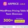 ARPrice - WordPress Pricing Table Plugin 4.0.3