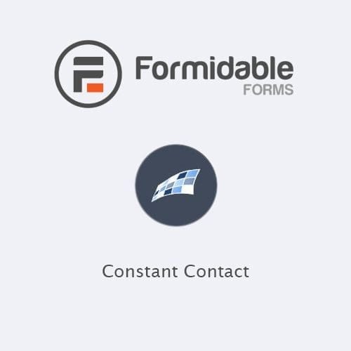 Formidable Forms – Constant Contact 1.07