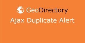 GeoDirectory Ajax Duplicate Alert 2.3.2