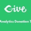 Give – Google Analytics Donation Tracking