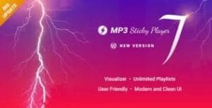 MP3 Sticky Player Wordpress & WooCommerce Plugin 8.0