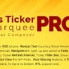 Pro News Ticker Marquee for WPBakery Page Bilder Display Post Custom Post RSS WooCommerce