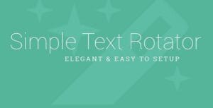 Simple Text Rotator WordPress Plugin 1.2
