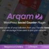 Social Counter Plugin for WordPress Arqam