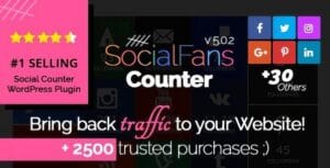 SocialFans – WP Responsive Social Counter Plugin 5.0.2