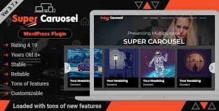 Super Carousel - Responsive Wordpress Plugin 3.7.9