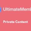 Ultimate Member Private Content Addon