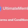 Ultimate Member Terms Conditions Addon