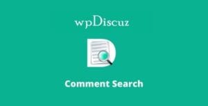 wpDiscuz – Comment Search 7.1.1