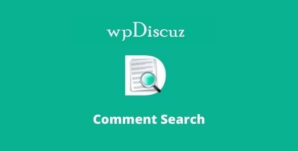 wpDiscuz – Comment Search 7.1.1