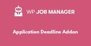WP Job Manager Application Deadline Addon 1.3.0