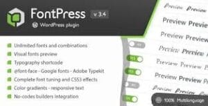 FontPress - WordPress Font Manager 3.4.2
