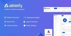 WP Adminify Pro – Powerhouse Toolkit for WordPress Dashboard 4.0.2.4