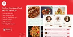 WooFoo - Restaurant Food Menu for Elementor 1.0.5