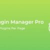 WP Plugin Manager Pro Deactivate plugins per page