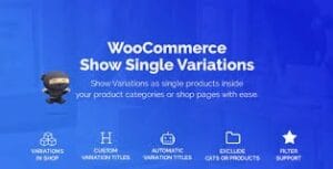 WooCommerce Show Variations as Single Products 1.4.4