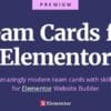 Team Cards for Elementor Ultimate Team and Skills Widget Cards