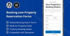 Booking.com Property Reservation Forms for Elementor