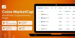 Coins MarketCap - WordPress Cryptocurrency Plugin 5.6.4