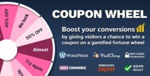 Coupon Wheel For WooCommerce and WordPress 3.5.7