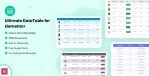 Datalentor - Advanced DataTable for Elementor 1.0.3