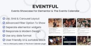 Events Showcase For Elementor And The Events Calendar