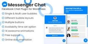 Messenger chat support WordPress Plugin 1.1.1