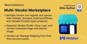 WordPress WooCommerce Multi Vendor Marketplace Plugin 6.0.0