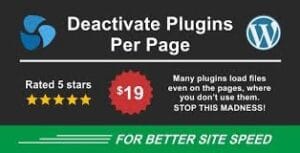 Deactivate Plugins Per Page - Improve WordPress Performance 1.17.0