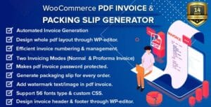WooCommerce PDF Invoice & Packing Slip with Credit Note 2.4.0