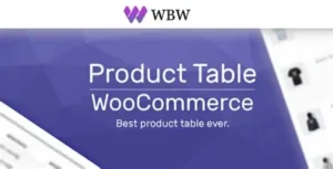 WooCommerce Product Table Pro 2.1.5